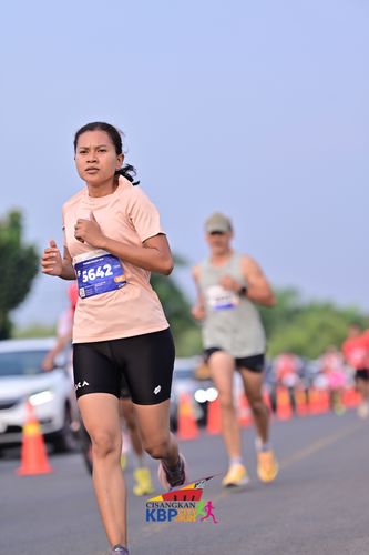 Race photo from CISANGKAN KBP CITY RUN 2025