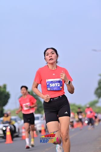 Race photo from CISANGKAN KBP CITY RUN 2025