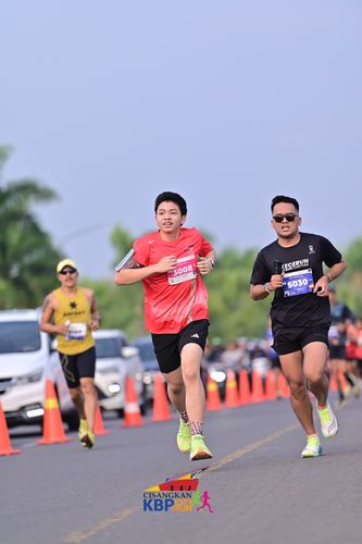 Race photo from CISANGKAN KBP CITY RUN 2025