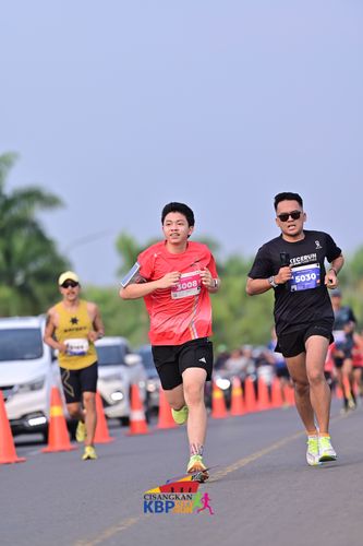 Race photo from CISANGKAN KBP CITY RUN 2025