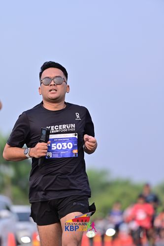 Race photo from CISANGKAN KBP CITY RUN 2025
