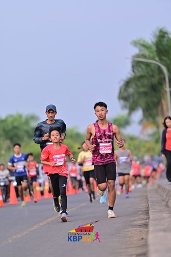 Race photo from CISANGKAN KBP CITY RUN 2025