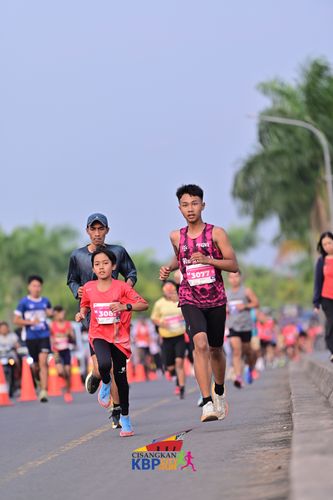 Race photo from CISANGKAN KBP CITY RUN 2025