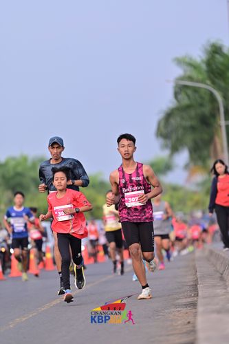 Race photo from CISANGKAN KBP CITY RUN 2025