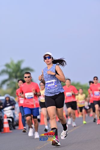 Race photo from CISANGKAN KBP CITY RUN 2025