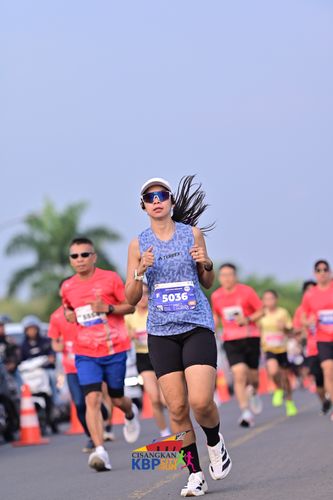 Race photo from CISANGKAN KBP CITY RUN 2025