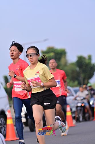 Race photo from CISANGKAN KBP CITY RUN 2025