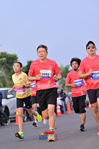 Race photo from CISANGKAN KBP CITY RUN 2025