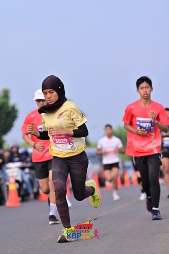 Race photo from CISANGKAN KBP CITY RUN 2025