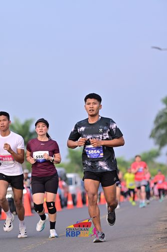 Race photo from CISANGKAN KBP CITY RUN 2025