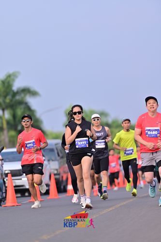 Race photo from CISANGKAN KBP CITY RUN 2025