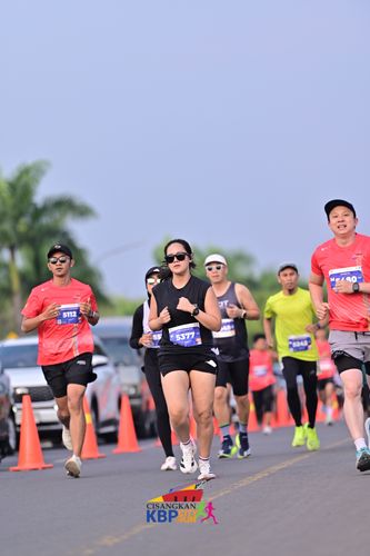 Race photo from CISANGKAN KBP CITY RUN 2025