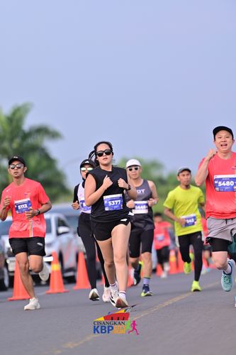 Race photo from CISANGKAN KBP CITY RUN 2025