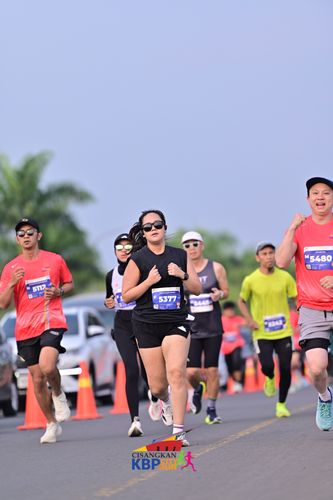 Race photo from CISANGKAN KBP CITY RUN 2025
