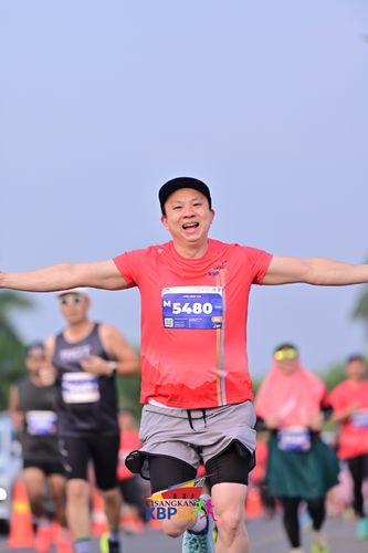 Race photo from CISANGKAN KBP CITY RUN 2025