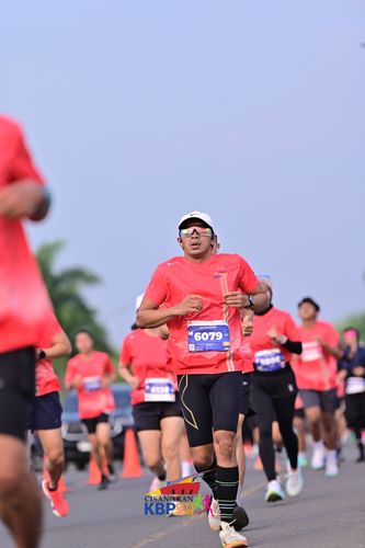 Race photo from CISANGKAN KBP CITY RUN 2025