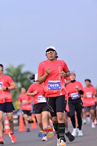 Race photo from CISANGKAN KBP CITY RUN 2025