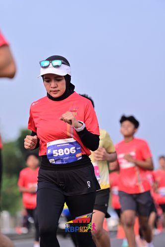 Race photo from CISANGKAN KBP CITY RUN 2025