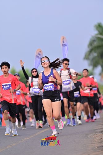 Race photo from CISANGKAN KBP CITY RUN 2025