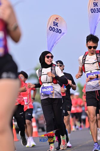 Race photo from CISANGKAN KBP CITY RUN 2025