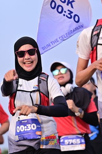 Race photo from CISANGKAN KBP CITY RUN 2025