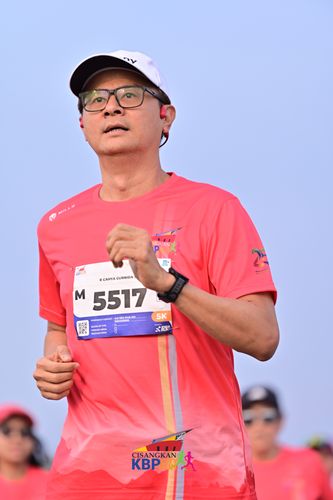 Race photo from CISANGKAN KBP CITY RUN 2025
