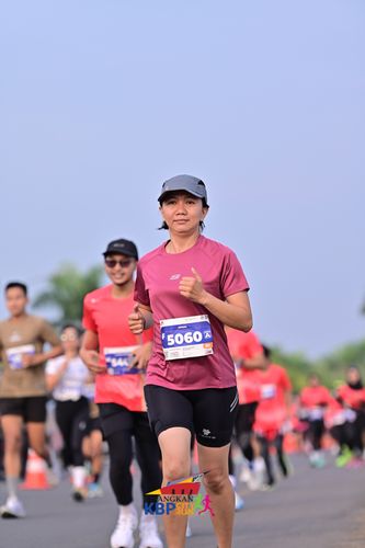Race photo from CISANGKAN KBP CITY RUN 2025