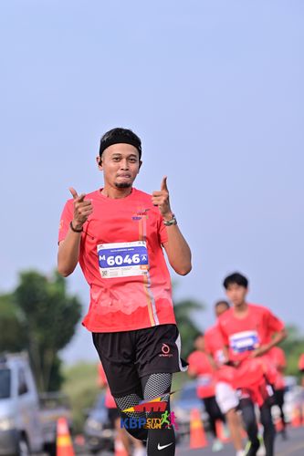Race photo from CISANGKAN KBP CITY RUN 2025