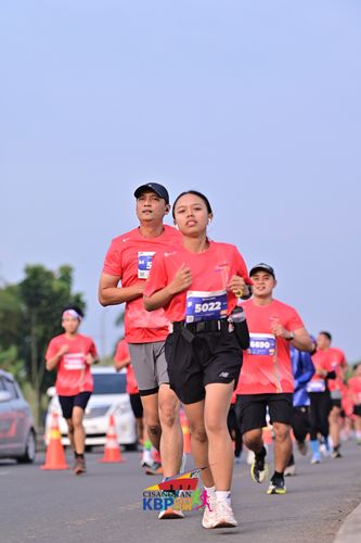 Race photo from CISANGKAN KBP CITY RUN 2025