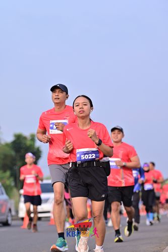 Race photo from CISANGKAN KBP CITY RUN 2025