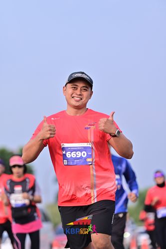 Race photo from CISANGKAN KBP CITY RUN 2025