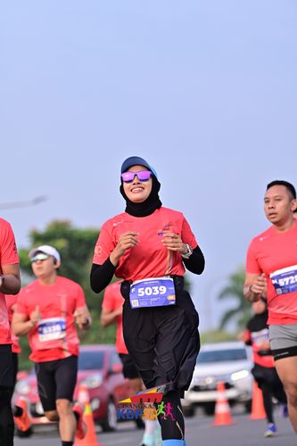Race photo from CISANGKAN KBP CITY RUN 2025