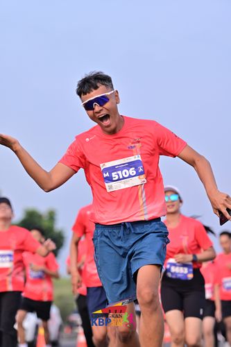 Race photo from CISANGKAN KBP CITY RUN 2025