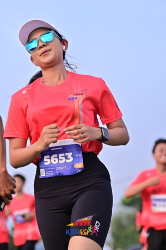 Race photo from CISANGKAN KBP CITY RUN 2025