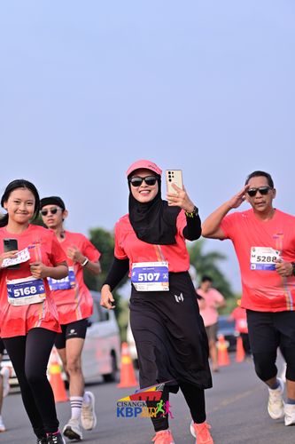 Race photo from CISANGKAN KBP CITY RUN 2025