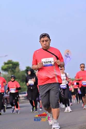 Race photo from CISANGKAN KBP CITY RUN 2025