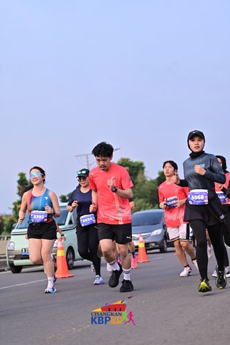 Race photo from CISANGKAN KBP CITY RUN 2025