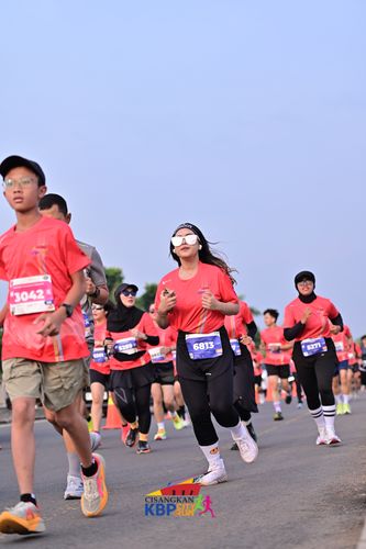 Race photo from CISANGKAN KBP CITY RUN 2025