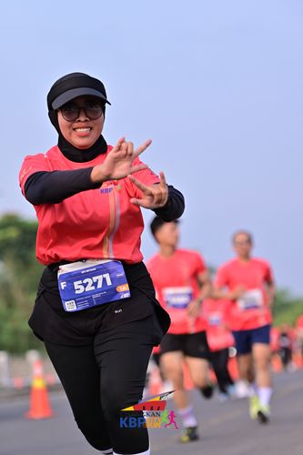 Race photo from CISANGKAN KBP CITY RUN 2025