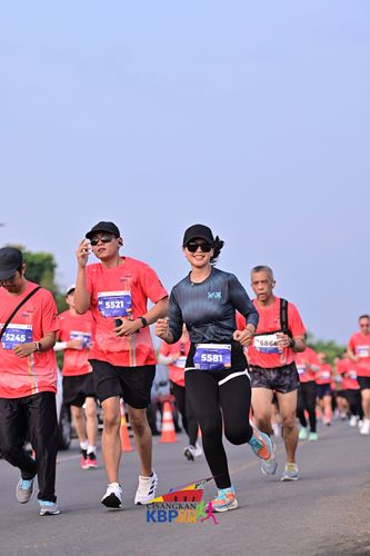 Race photo from CISANGKAN KBP CITY RUN 2025