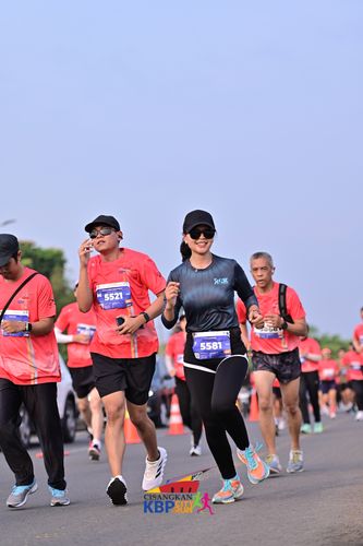 Race photo from CISANGKAN KBP CITY RUN 2025
