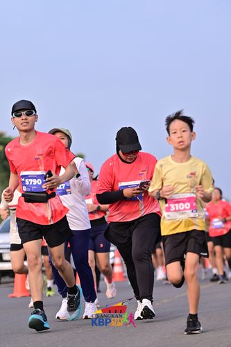 Race photo from CISANGKAN KBP CITY RUN 2025