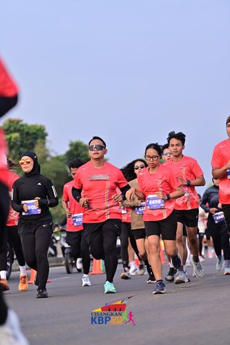 Race photo from CISANGKAN KBP CITY RUN 2025