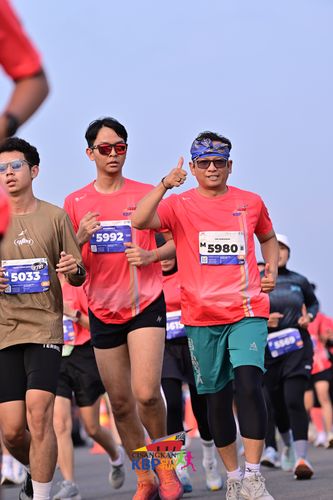 Race photo from CISANGKAN KBP CITY RUN 2025