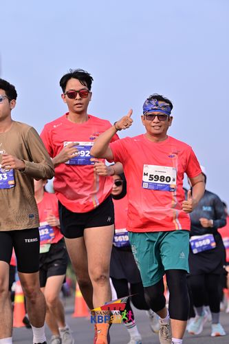Race photo from CISANGKAN KBP CITY RUN 2025