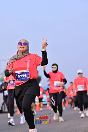 Race photo from CISANGKAN KBP CITY RUN 2025