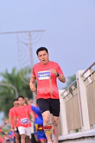 Race photo from CISANGKAN KBP CITY RUN 2025