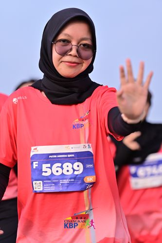 Race photo from CISANGKAN KBP CITY RUN 2025