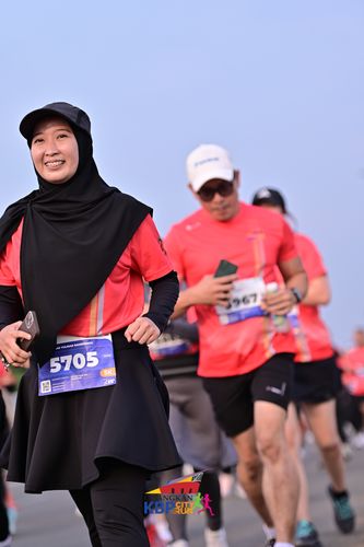 Race photo from CISANGKAN KBP CITY RUN 2025