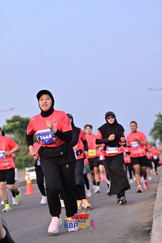 Race photo from CISANGKAN KBP CITY RUN 2025